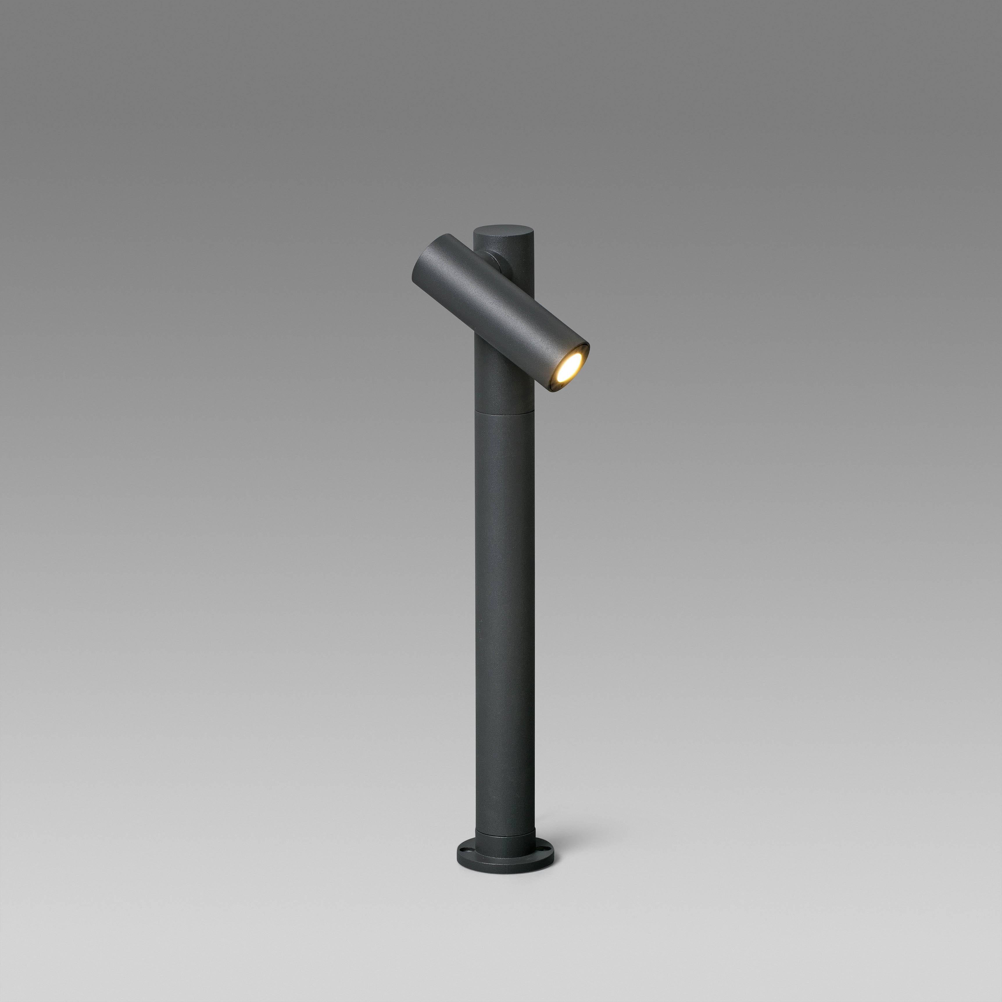 Spy Outdoor LED Bollard Spotlight Lamp Dark Grey 6W H430 IP65